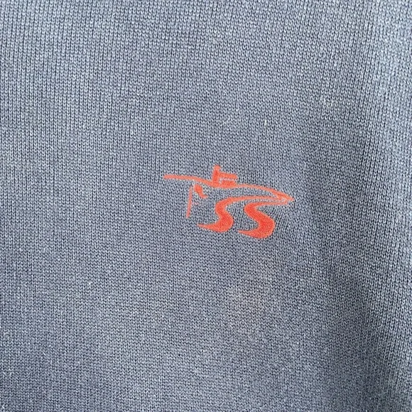 Polo Ralph Lauren Golf Sweater Vest men's XL Sleeveless V-Neck Cotton Knit Blue - Picture 5 of 9